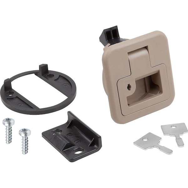 Snap Lock Fold-Down, Not Lockable, Form:B, S=12-17, H=35, 5, M05X16, Pc/Abs Beige